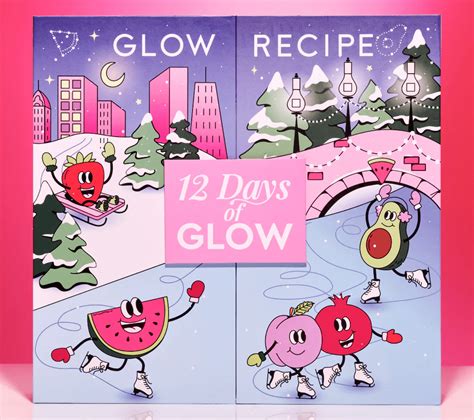 glow recipe admin calendar|12 days of glow recipe.